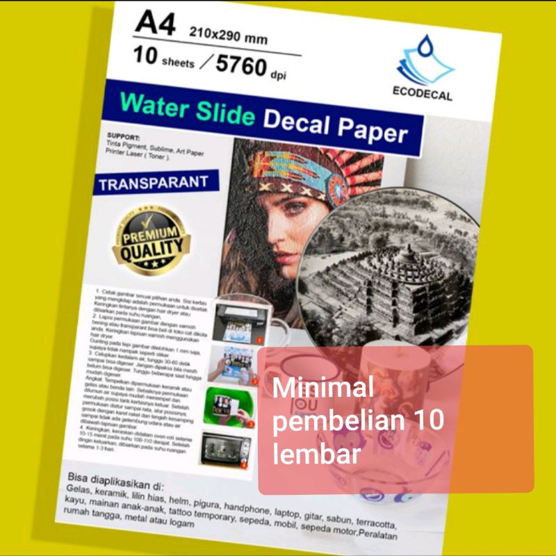 

ECODECAL WATER SLIDE DECAL TERMURAH TAPI TIDAK MURAHAN