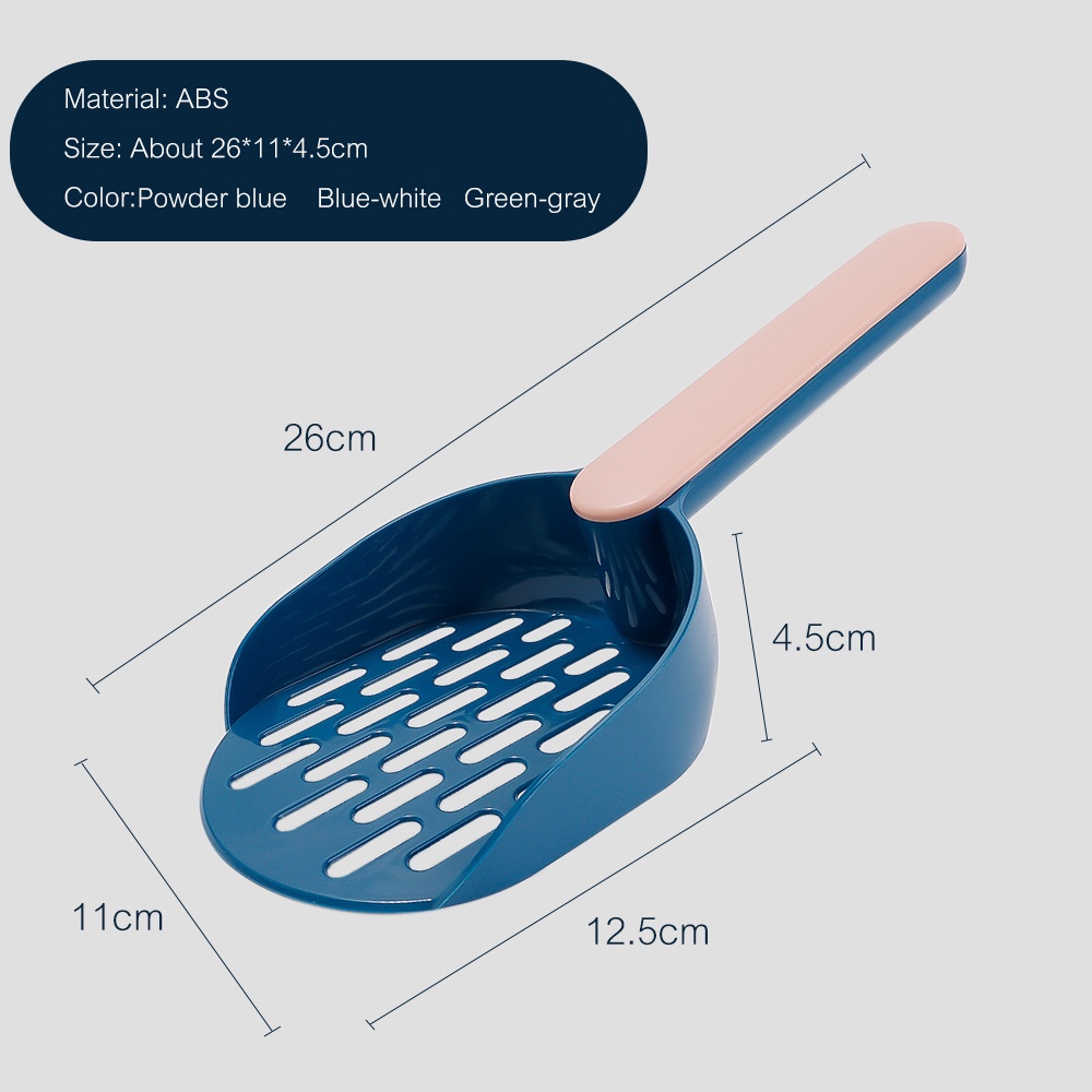 Sekop Pembersih Kotoran Kucing Bahan Plastik Tahan Lama