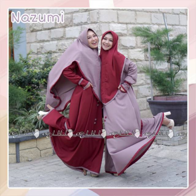 ((ORi SHALIHA)) gamis set syar'i branded premium