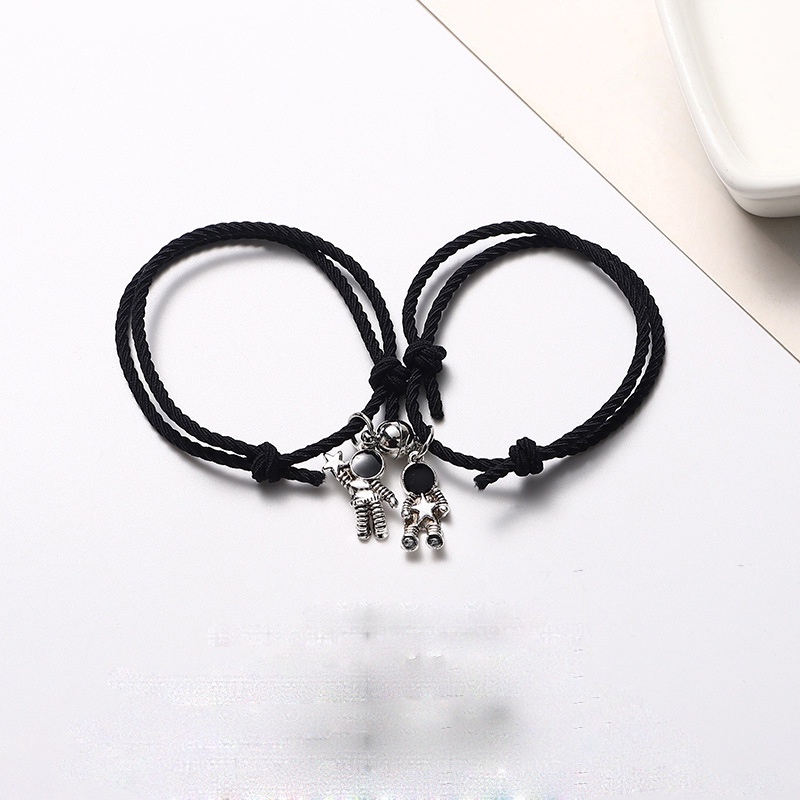 Gelang tali gelang couple hitam beacelet persahabatan tangan