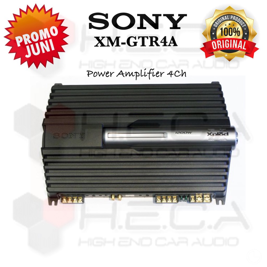 SONY XM-GTR4A Power Amplifier 4-Channel Audio Mobil 4Ch XMGTR4A Ampli