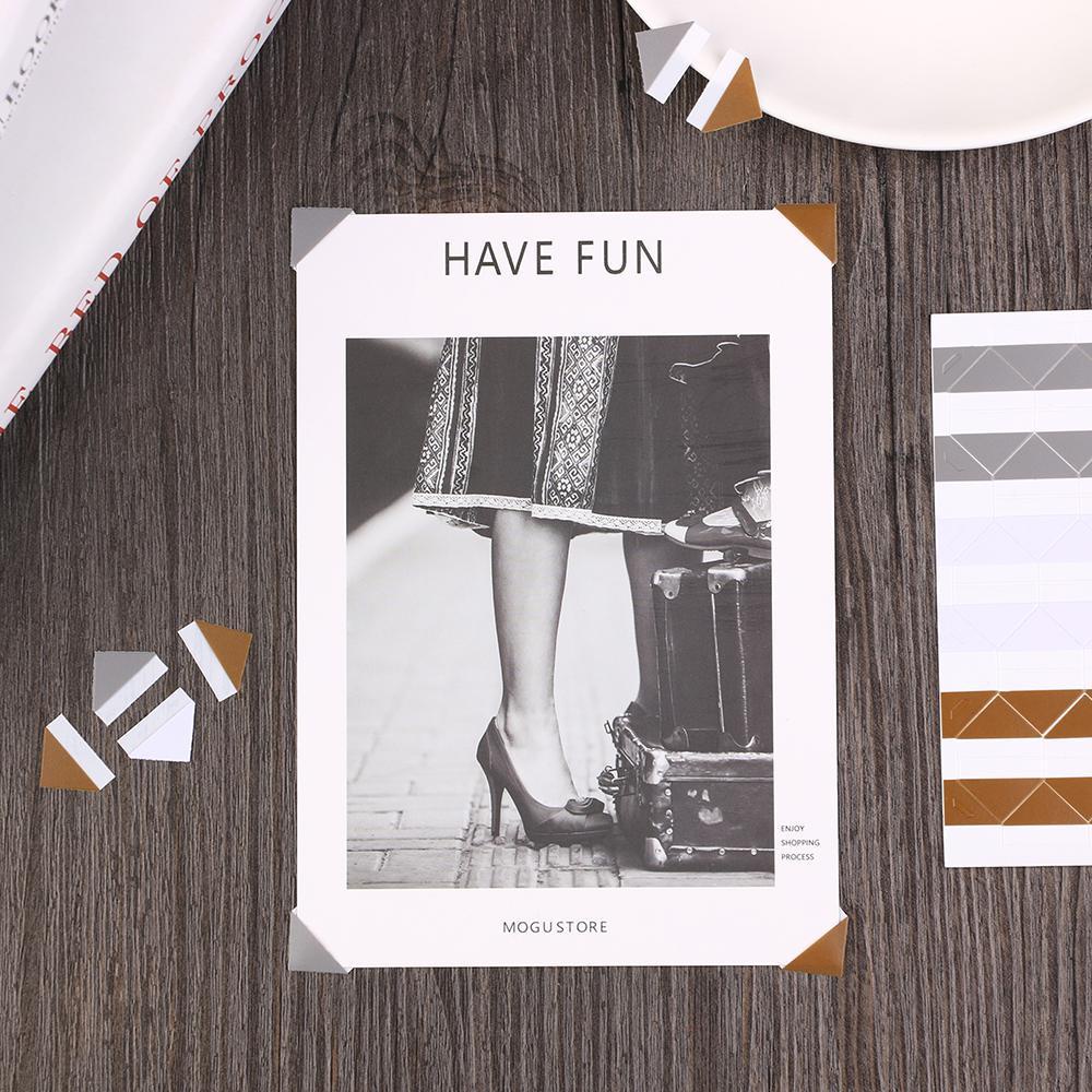 Preva 10lembar Pelindung Sudut Foto Handmade Card Scrapbooking Baru