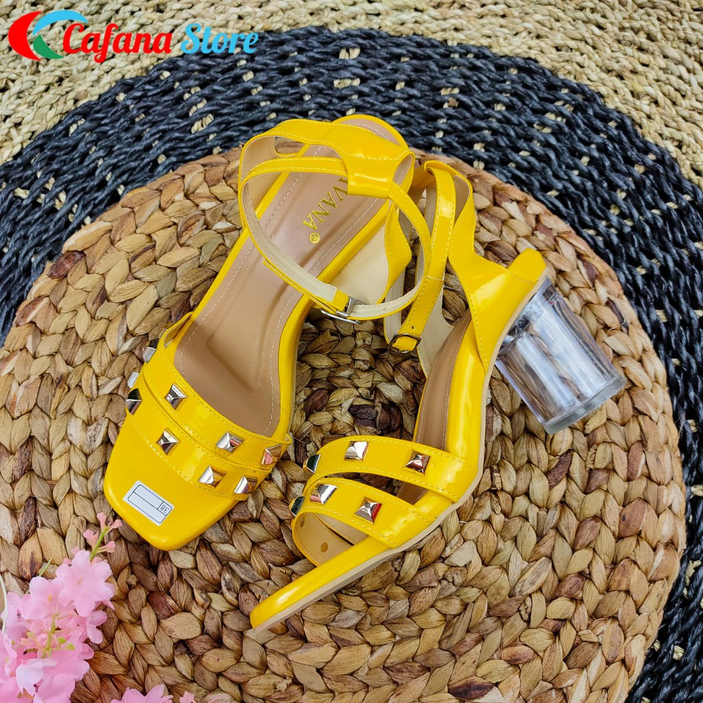 Heels Kaca Wanita Premium Elisha SDH209