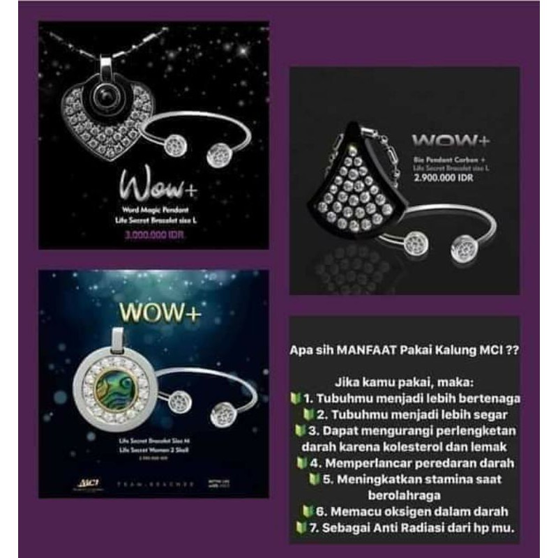 Paket kalung dan gelang kesehatan