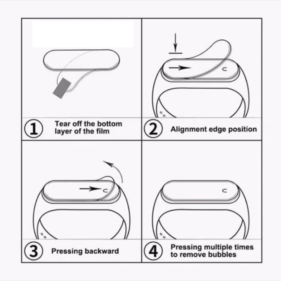 Screen Protector Miband 5 Anti Gores Xiaomi Mi Band 5