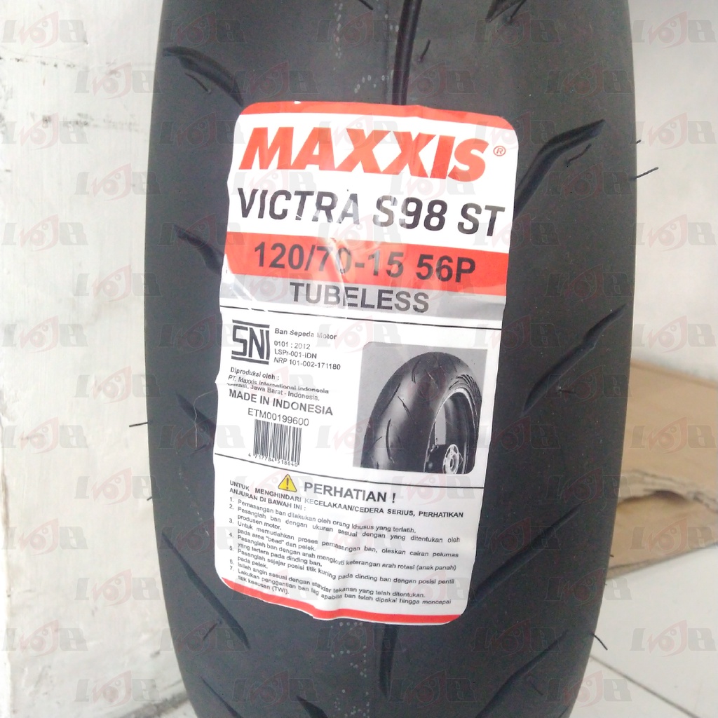 Maxxis 120/70-15 victra S98 ST Ban Tubeless Motor Matic Scooter XMAX FORZA