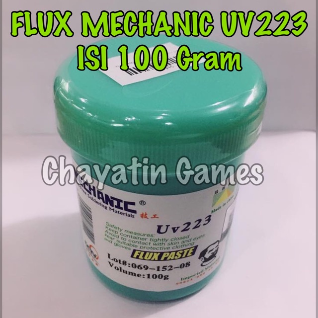 FLUX ORI MECHANIC UV 223 - PASTA SOLDER - MINYAK SOLDER MECHANIC UV223