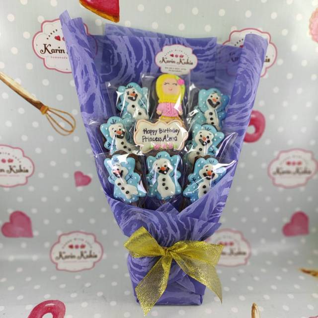 

Buket Ulang Tahun Kukis 9 pcs Olaf