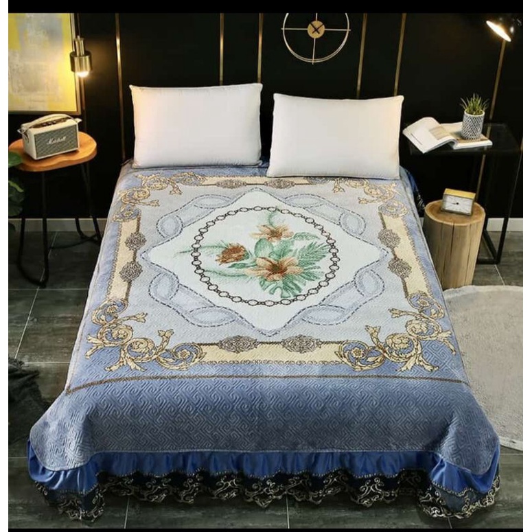 SELIMUT RENDA BAHAN DOUBLE, LAPISAN DALAM BAHAN KATUN JEPANG-*7