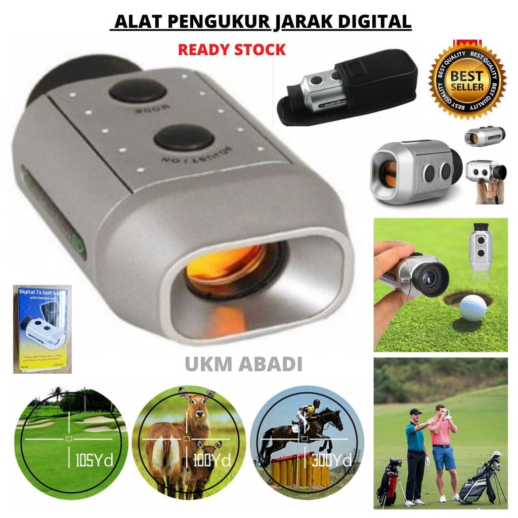 Kekeran Alat Teropong Digital Pengukur Jarak Multiguna Golf  Range Finder 111132