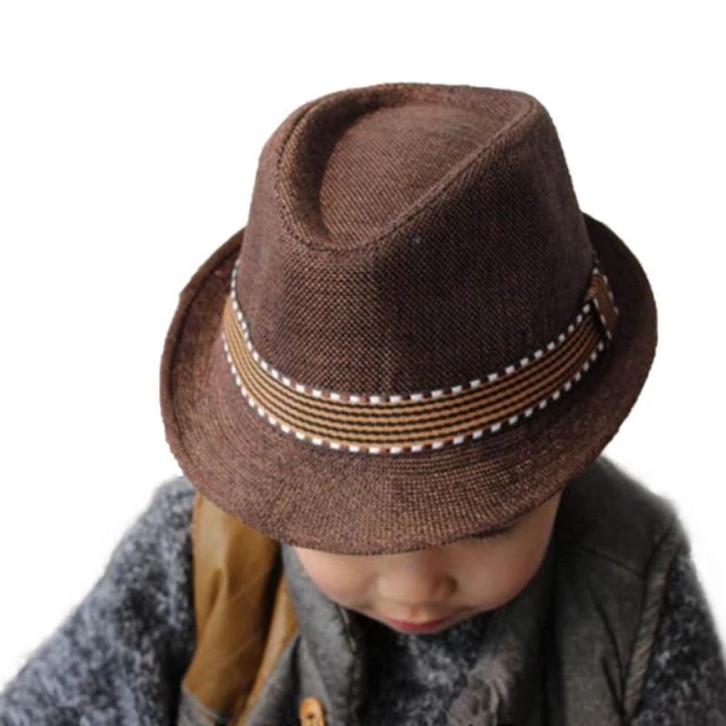 Ryan Fedora Hat | Kids Fedora Hat | Topi fedora import anak laki laki