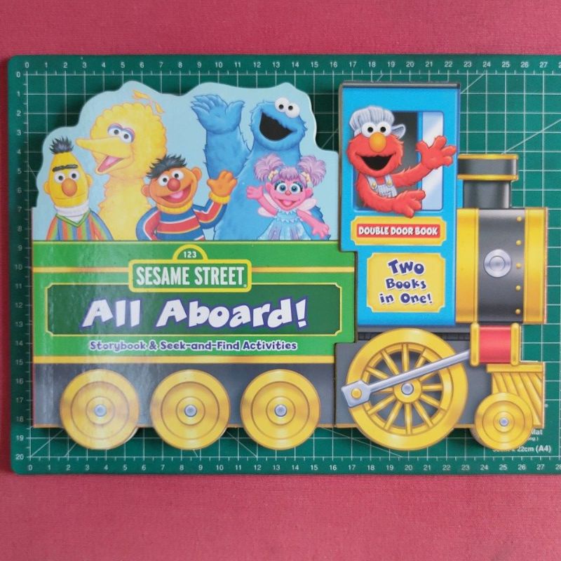 Sesame street. All aboard Double door book. board book