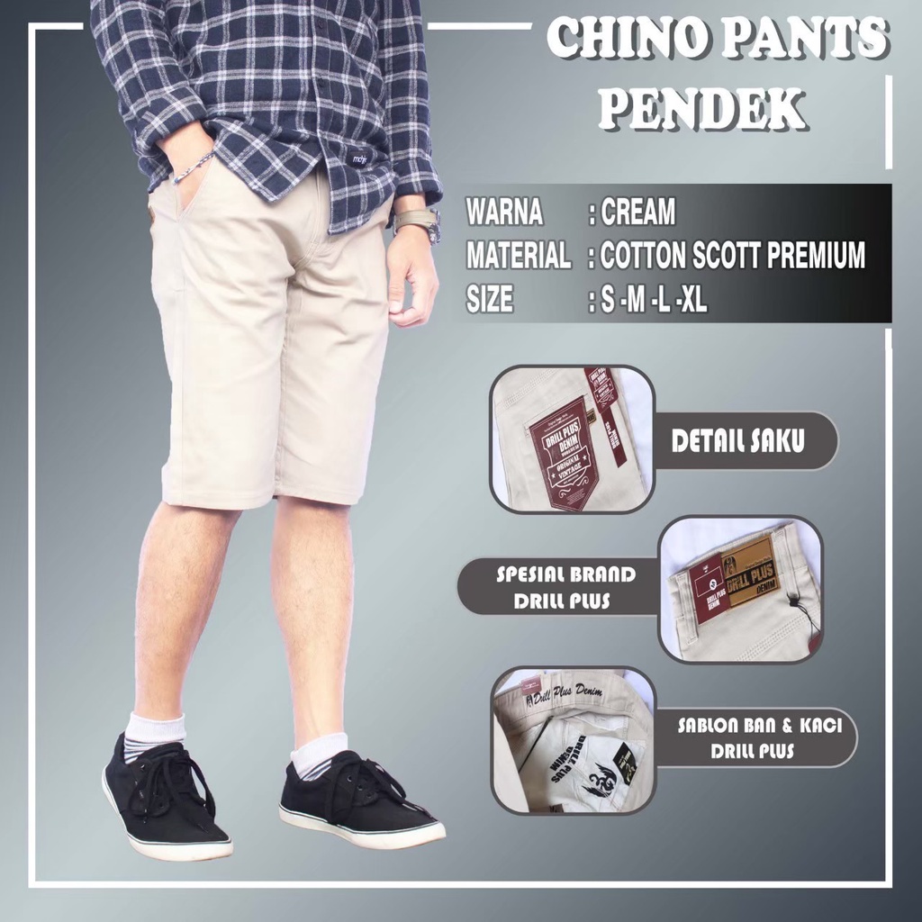 CELANA PENDEK CHINO PREMIUM QUALITY PREMIUM TERMURAH
