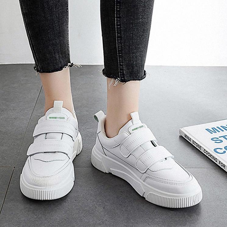 Oke Price.. Beeyoo Sepatu Wanita Tanpa Tali Sepatu Sneakers Wanita Fashion Sepatu Kets WK101