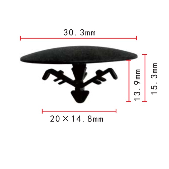 KLIP KANCING PEREDAM KAP MESIN MOBIL HONDA 91501-S1K-003 ( MTX )