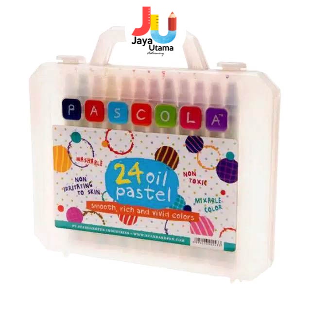 

Pascola Crayon Oil Pastel Mewarnai 24 Warna Case