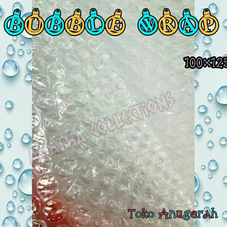 Bubble wrap warna putih &amp; hitam