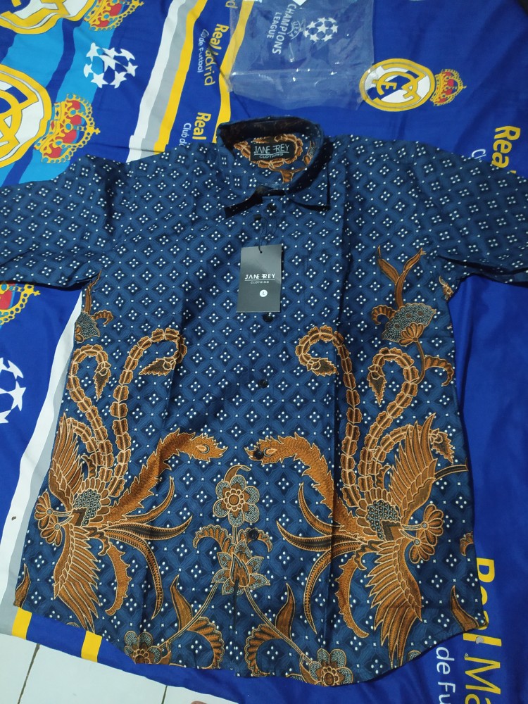 Freypv 8086 Slimfit Long Batik Premium M-xl Kemeja Batik
