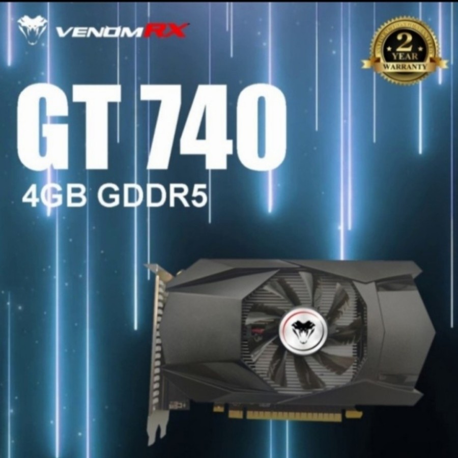 VENOMRX GT740 4GB GDDR5 VENOM RX GT 740 4GB GARANSI RESMI 2THN