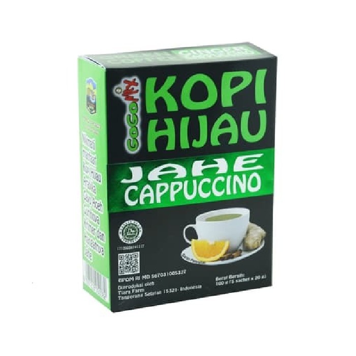 

Tiara Farm - Kopi Hijau Jahe Cappuccino - isi 5 Sachet x 20g