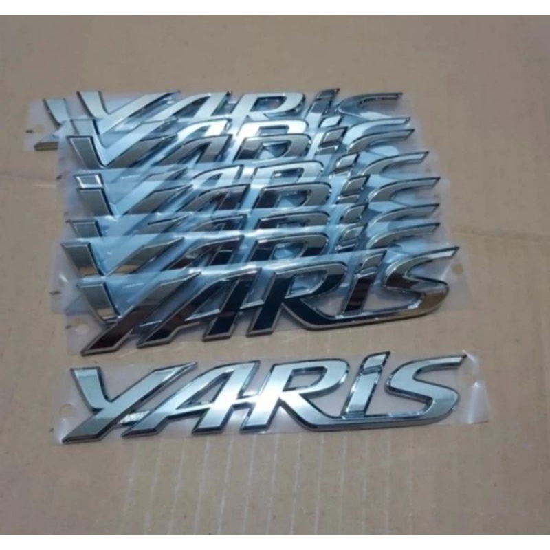 emblem Tulisan YARIS Toyota Original