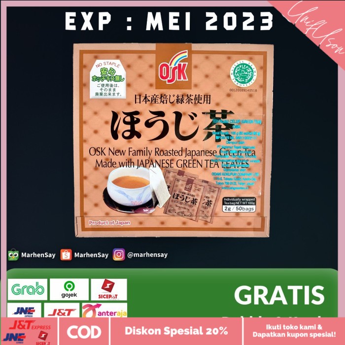 

⭐COD⭐ osk roasted japanese green tea