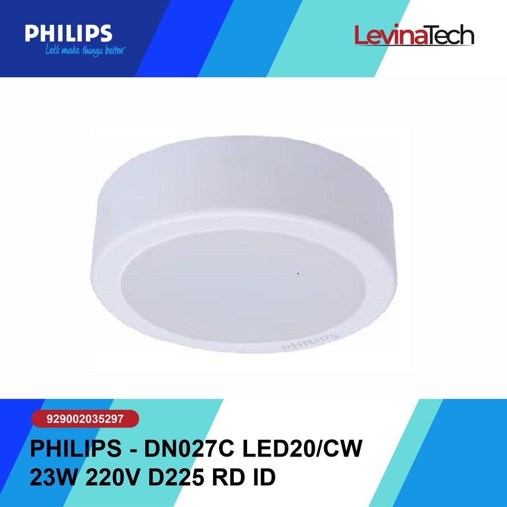PHILIPS downlight - DN027C LED20/CW 23W 220V D225 RD ID