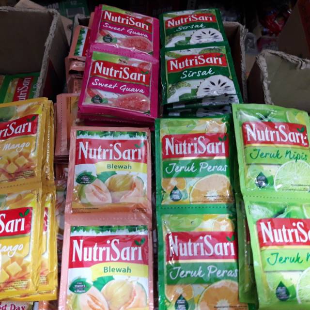 

Nutrisari 1 renceng isi 10 Pcs.