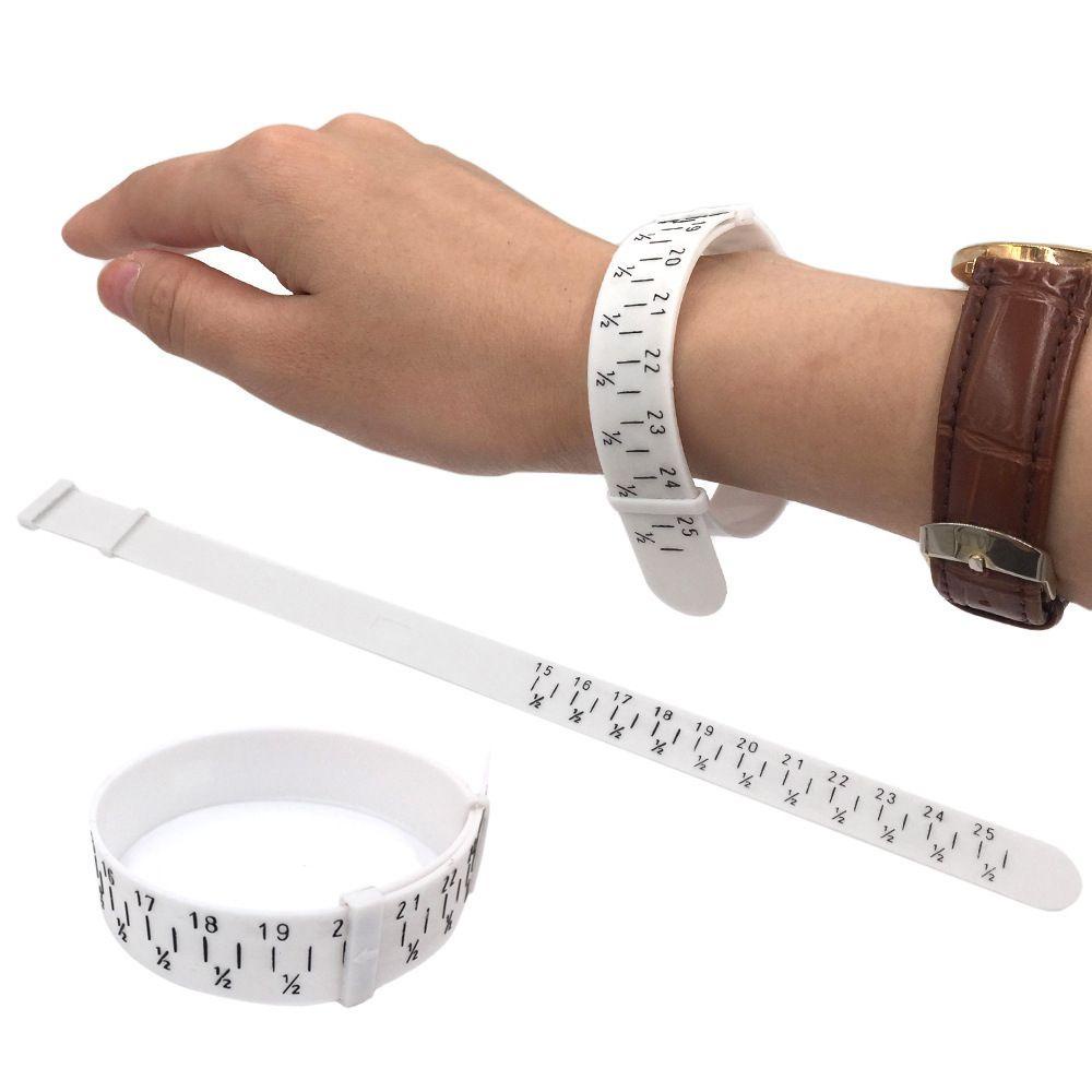 Needway   Gelang Gauge Sizer Standar Resmi Dapat Disesuaikan Untuk DIY Perhiasan Jewelry Measure Peralatan Ukuran Pergelangan Tangan Tools