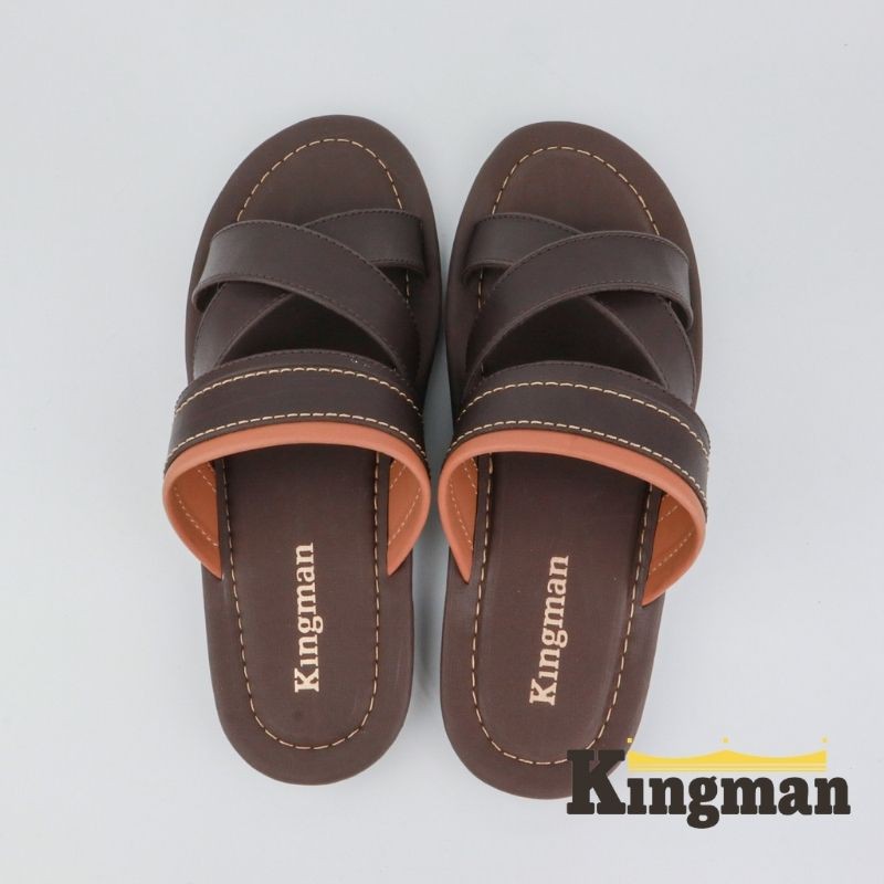 [CLEARANCE] Kingman Sandal Pria Istanbul Premium Stylish Original Sandal Kulit Pria Kualitas Premium Import