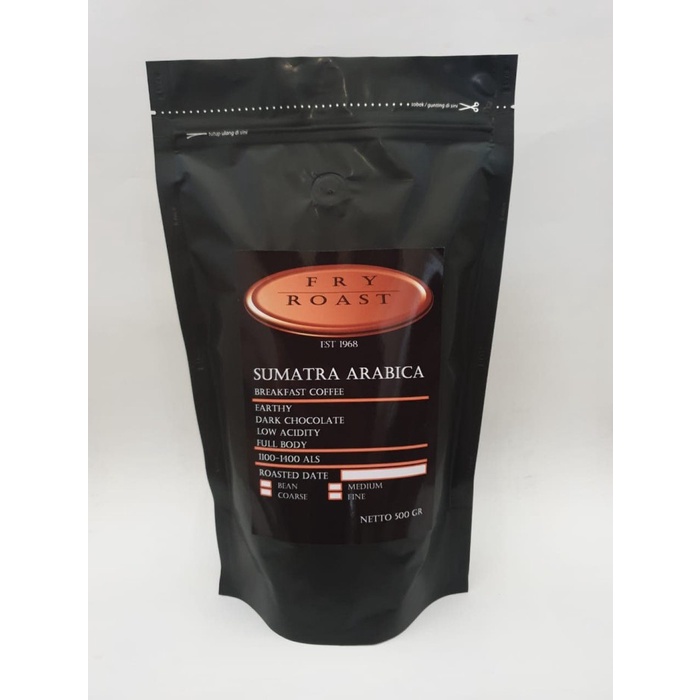 

201nhgg Kopi Sumatra Arabica 500 Gram (Biji Dan Bubuk) - Biji Ds201Fs