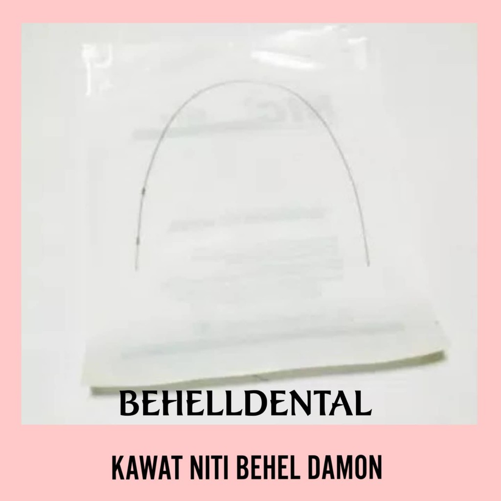 Kawat behel self ligating damon Niti Wire 0.013 0.014 0.016 with stop orthoform / nic ORIGINAL