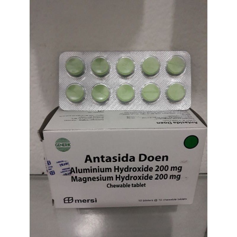 Antasida Doen Obat Lambung Maag Kembung 1 Strip Isi 10 Tablet Shopee Indonesia