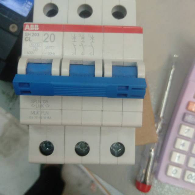 mcb Pln 3Phase 20A ABB