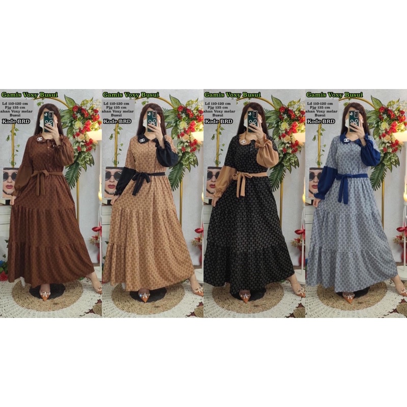 Gamis voxy busui kode BRD