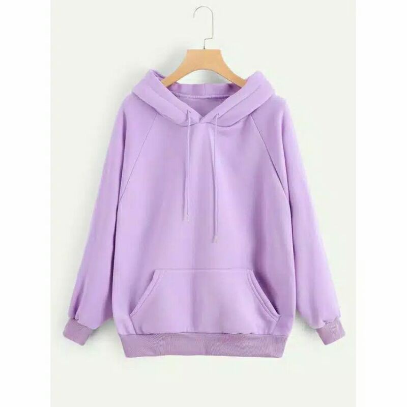 HOODIE LILAC ALL SIZE | HOODIE MURAH | HOODIE PASTEL | HOODIE UNGU | SWEATER LILAC