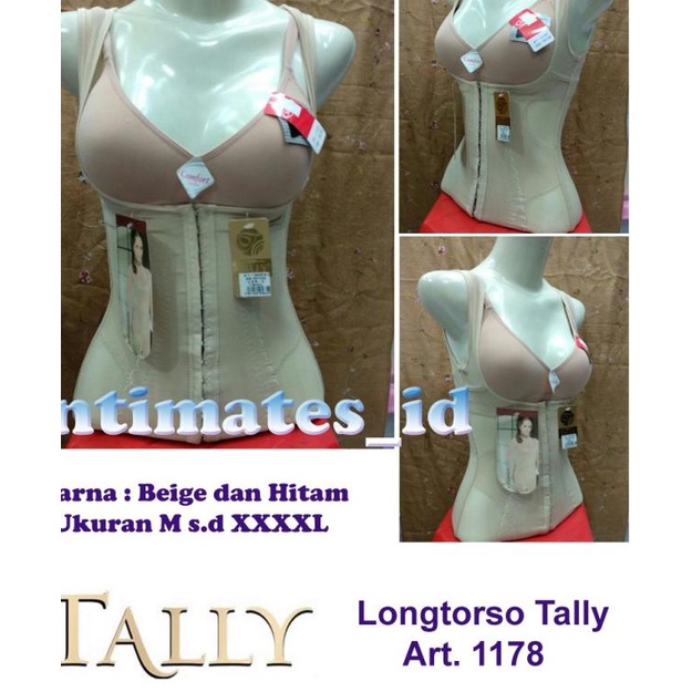 Longtorso Sorex (Korset punggung) Size XXL - Hitam ♠