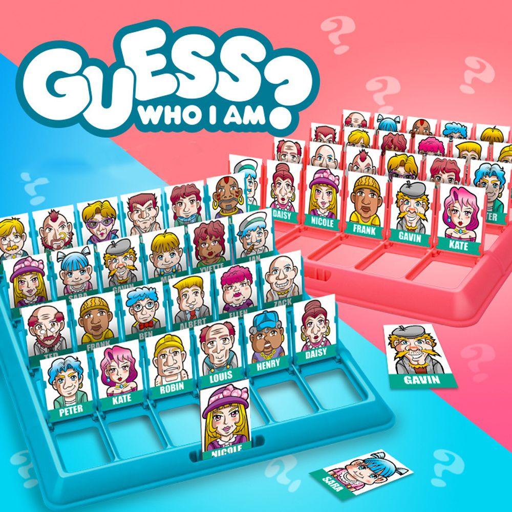 Needway Who Is It Board Game Klasik Waktu Luang Lucu Orang Tua-Anak Interaktif Catur Dan Kartu Memori Pelatihan Mainan Puzzle