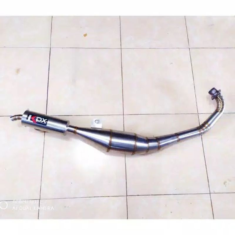 knalpot satria 2 tak standar racing kdx
