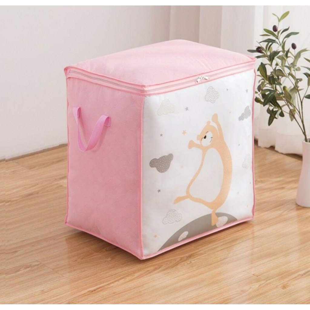 MODEL BARU STORAGE BAG TEBAL 34 Cloth Bag Tempat Penyimpanan Bed Cover Sprei Baju Selimut Organizer