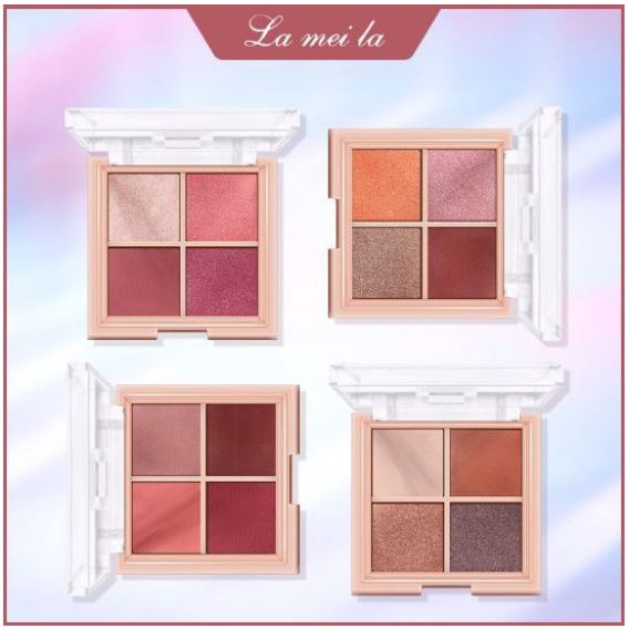 LAMEILA 4 Colours Eyeshadow Mixed For 4 Eyes (NEW)