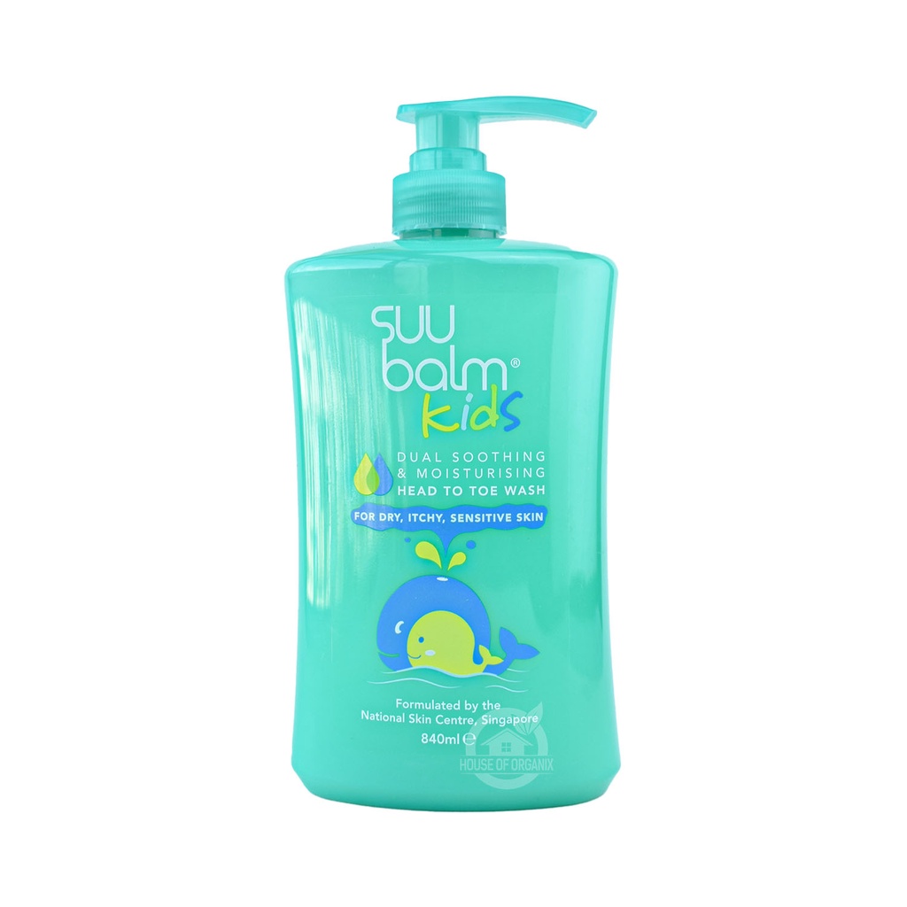 Suu Balm Body Wash Baby Kids Dry Itchy Sensitive 840 Ml