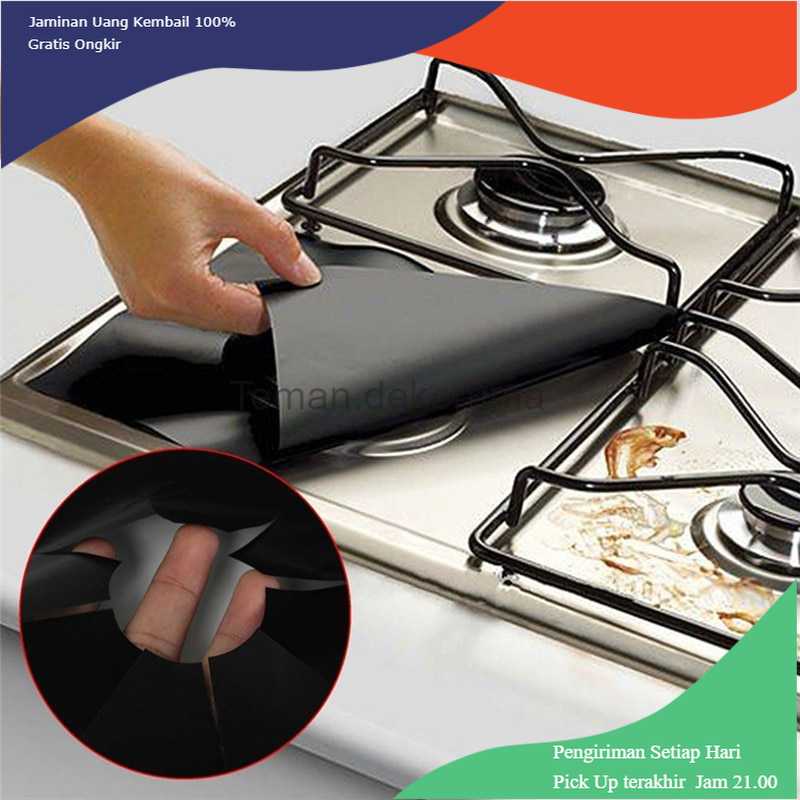 TD-DA1 Cover Kompor Reusable Stovetop Burner Protector 27cm 4PCS - CM-KW0288