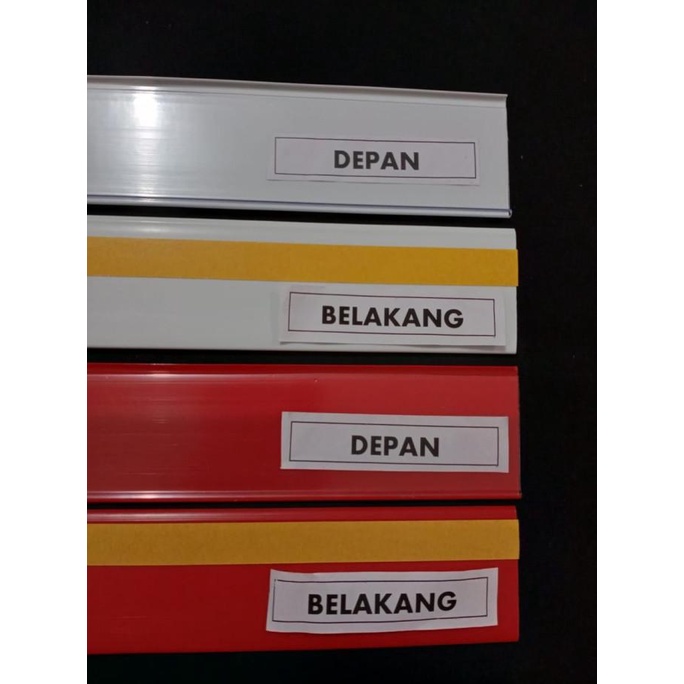 

LABEL HARGA/PRICE TAG/CARD/DATA STRIP/PRICE RAIL DOUBLE TAPE