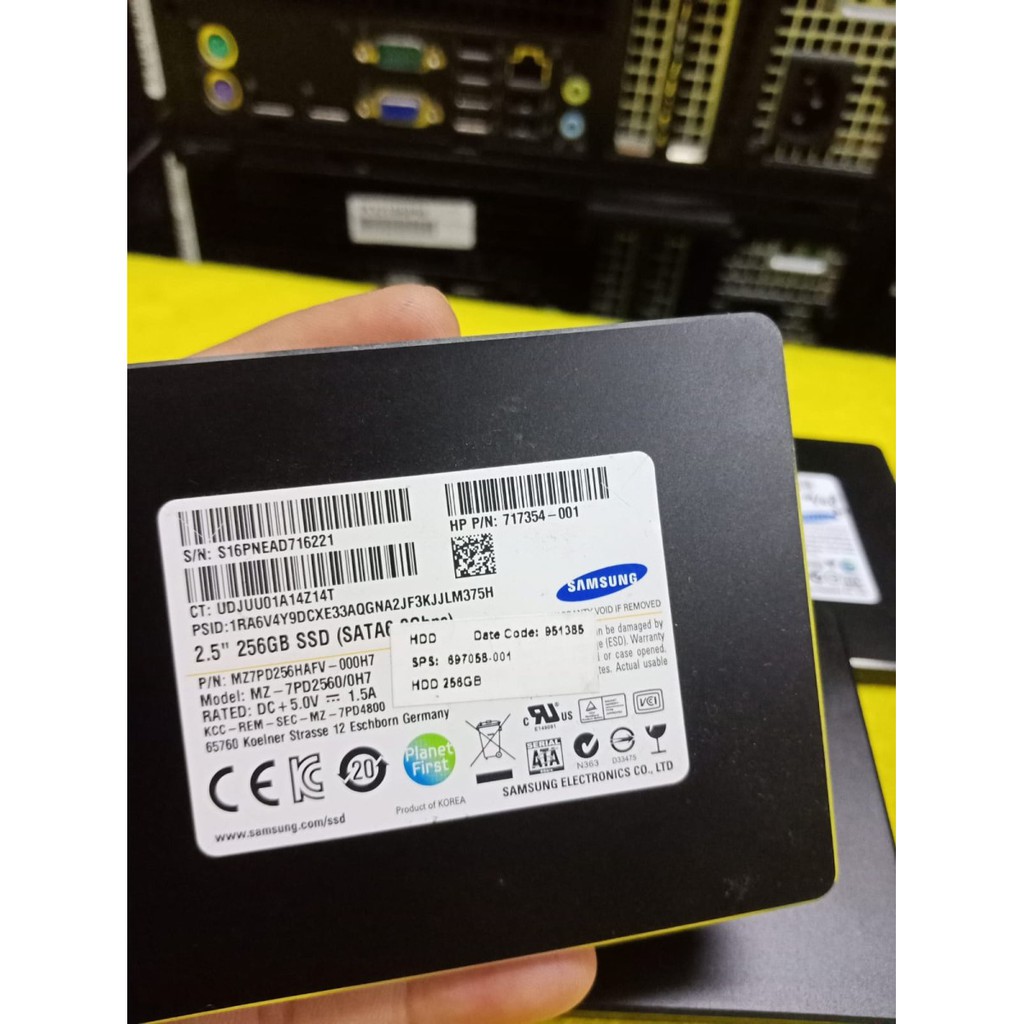 SSD 256GB SAMSUNG 2.5inch SATA 6.0 GBPS ORIGINAL COPOTAN SERVER 100%