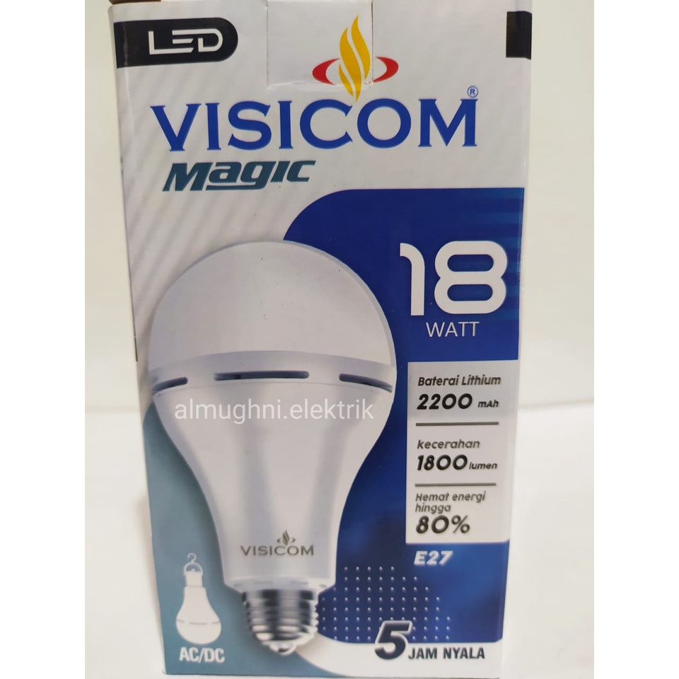 Jual Lampu Led Emergency Visicom W Led Megic Visicom Watt