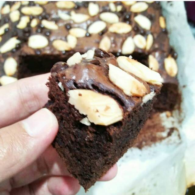 

Shiny crust brownies