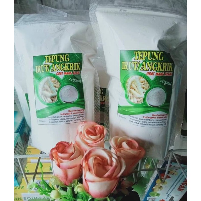 

1Kg Tepung Pati irut original grade A super halus tanpa campuran/Tepung Irut/Arrowroot/Kaerut/Angkrik /Irut /Garut