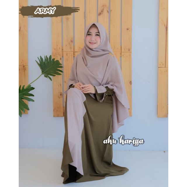 Azni Set Syari By Aku Karissa Gamis Ori By Aku Karissa Terbaru