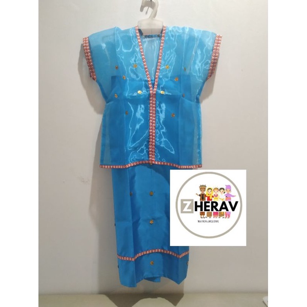 baju adat makasar baju bodo anak perempuan TK,SD,SMP, DEWASA